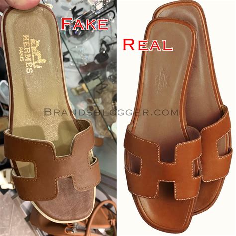 real vs fake hermes sandals|hermes immitation sandals.